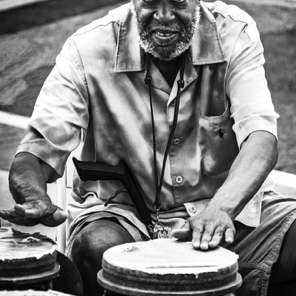 June 2019 • Bob Greene pretends to be drumming…