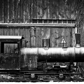 Old Train Engine, Forest Hill 1977