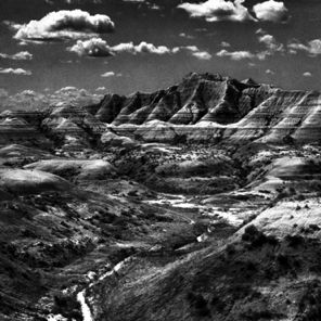First view of Badlands, South Dakota, moving West to East